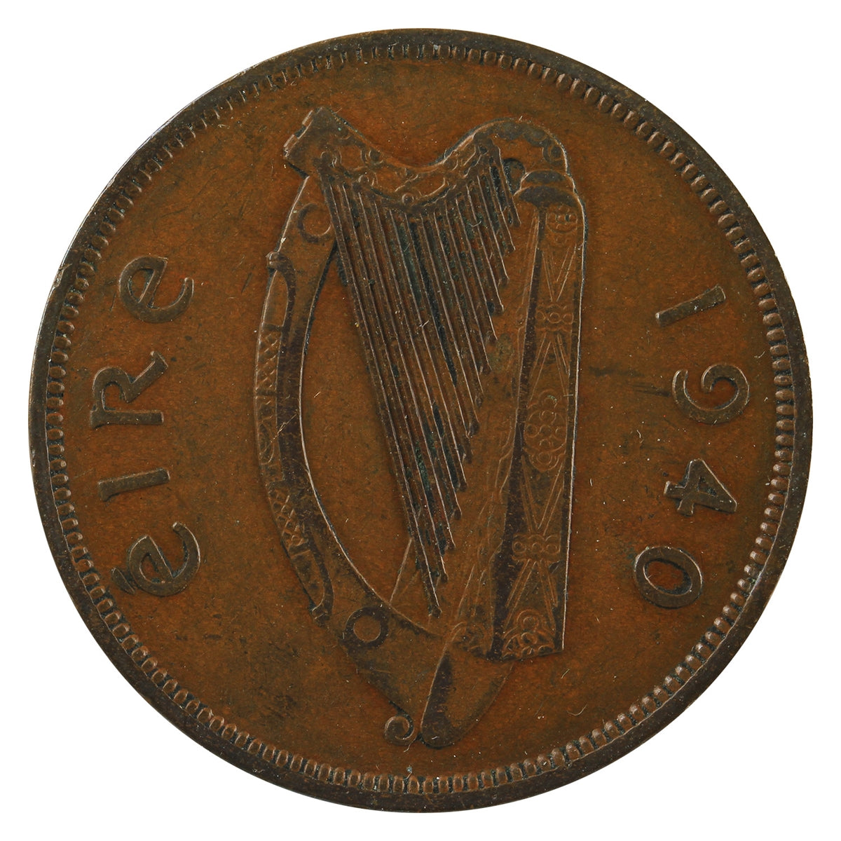 Ireland 1940 Penny VF-EF (VF30)