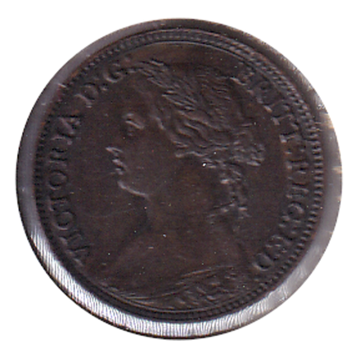 Great Britain 1874H Farthing EF-AU (EF45) $