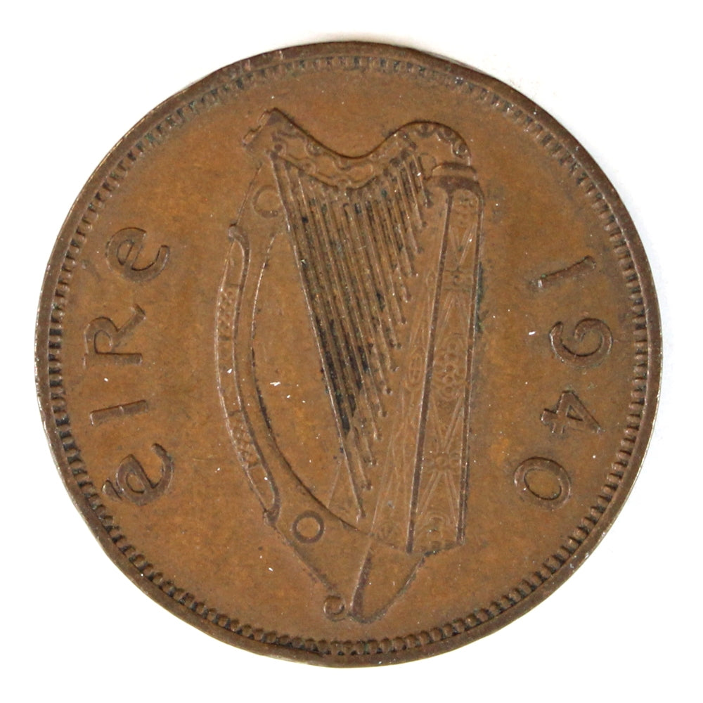 Ireland 1940 1/2 Penny EF-AU (EF-45)