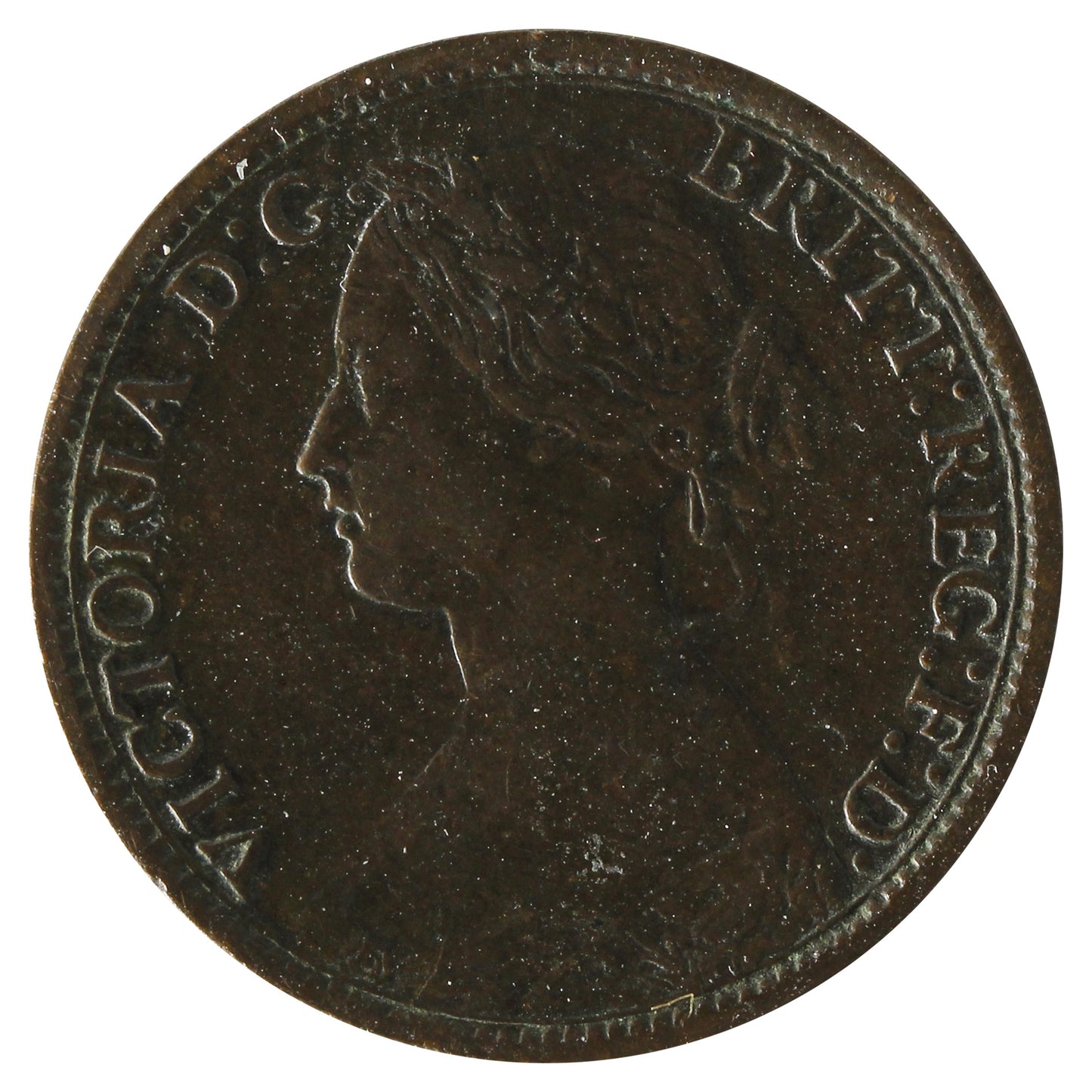 Great Britain 1862 Farthing VF-EF (VF30)