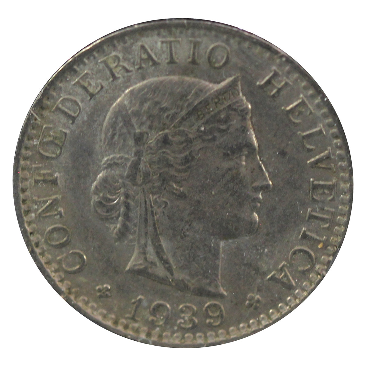 Switzerland 1939B 20 Rappen Extra Fine (EF40)