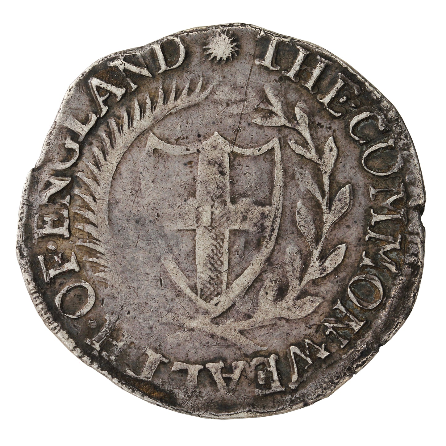 Great Britain 1656 Commonwealth Shilling Royal Mint VF-EF (VF30) $