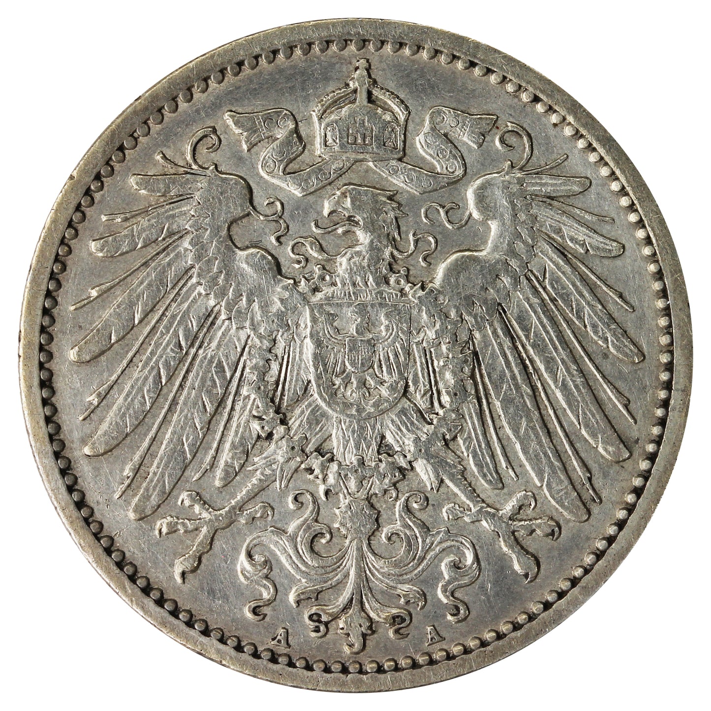 German Empire 1907A Mark VF-EF (VF30)