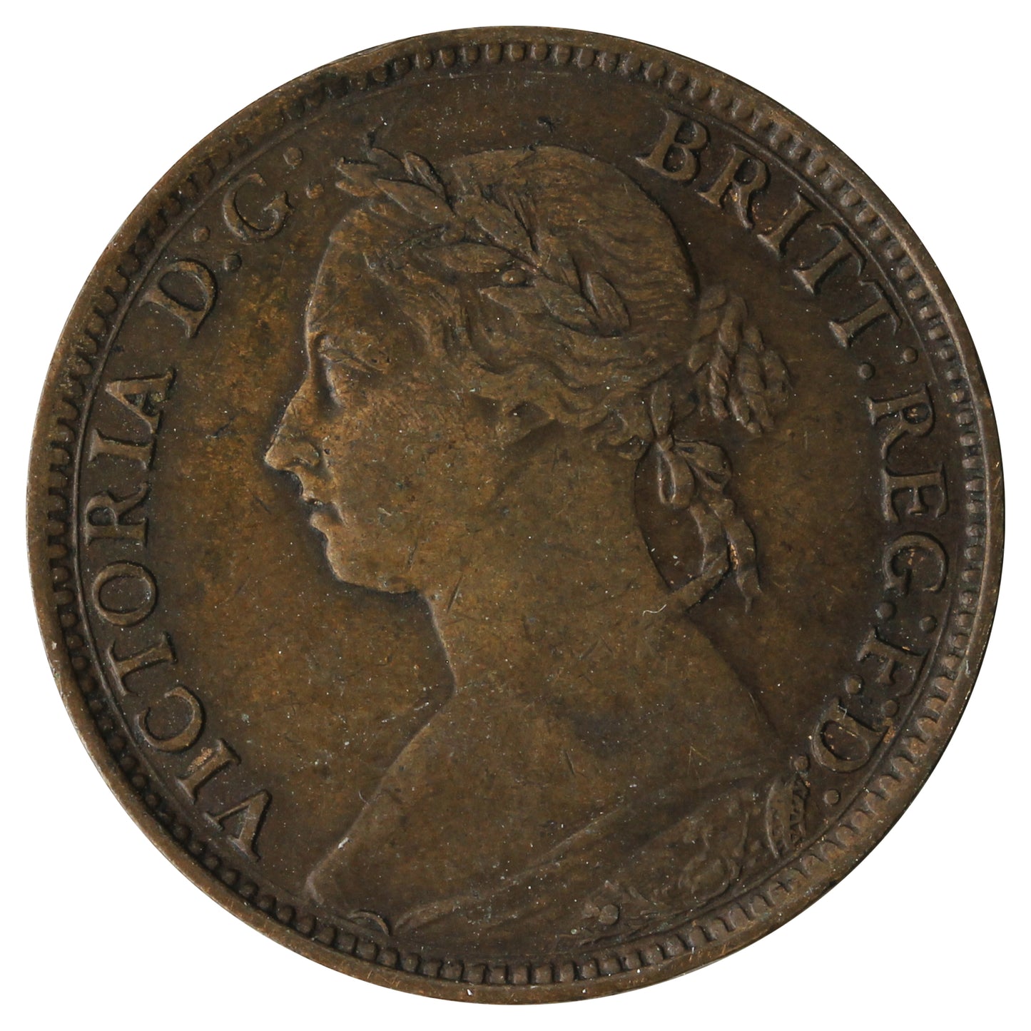 Great Britain 1885 Farthing Extra Fine (EF40)