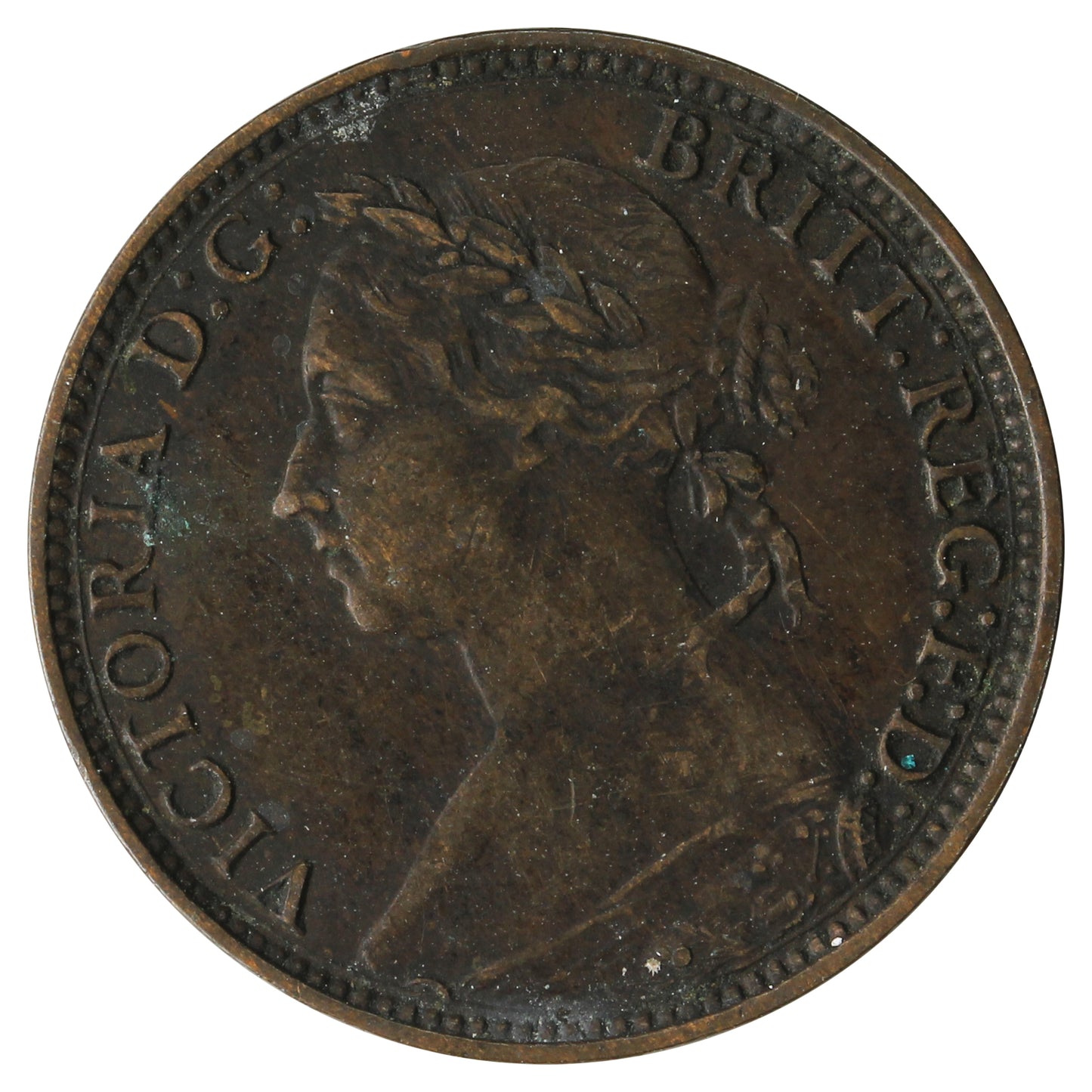 Great Britain 1886 Farthing Extra Fine (EF40)