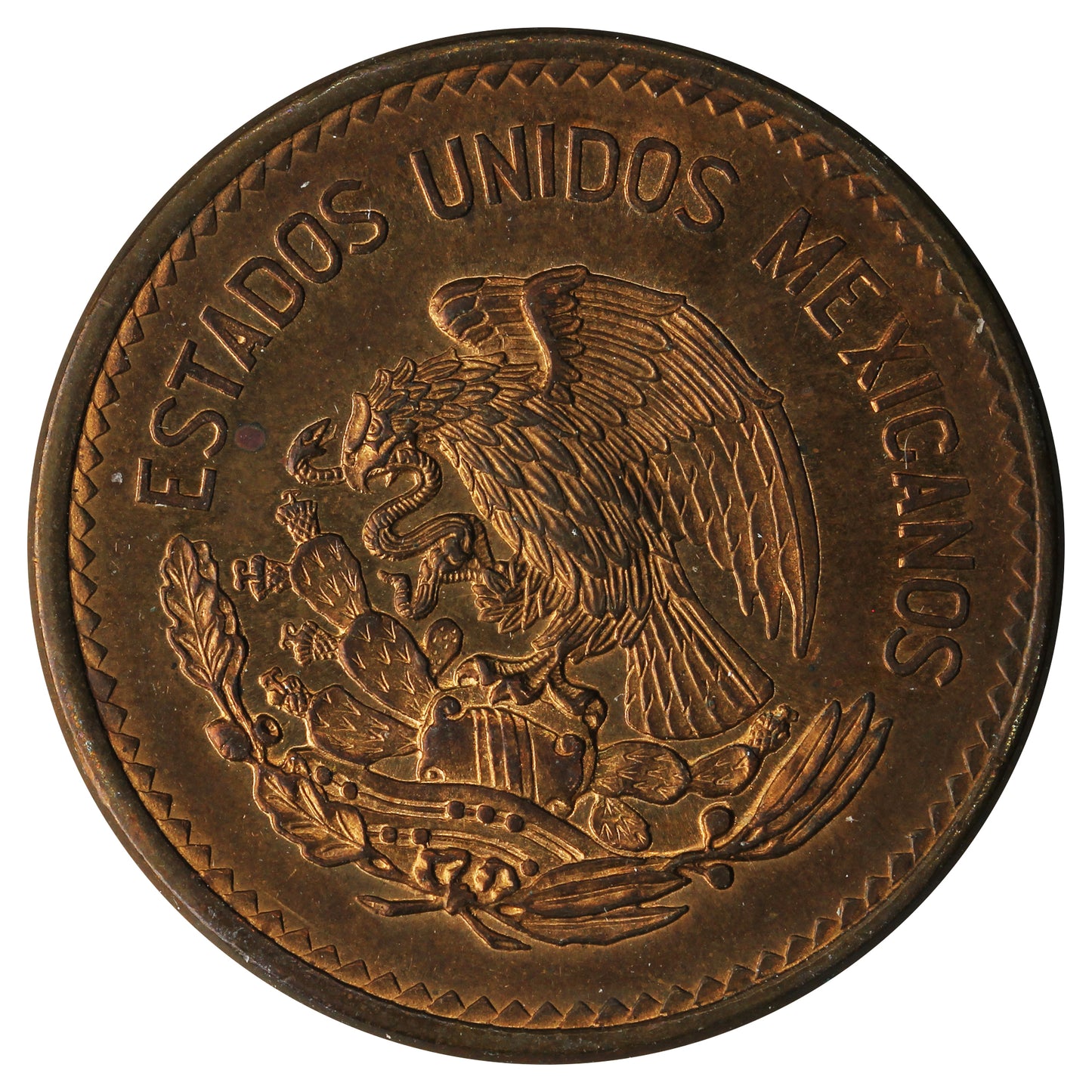 Mexico 1943 20 Centavos AU-UNC (AU55)