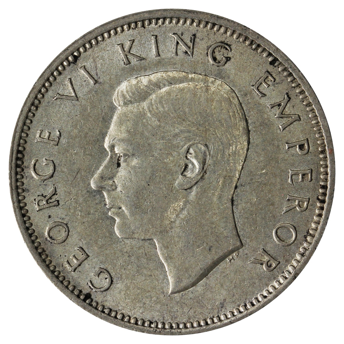 New Zealand 1942 Shilling EF-AU (EF45)