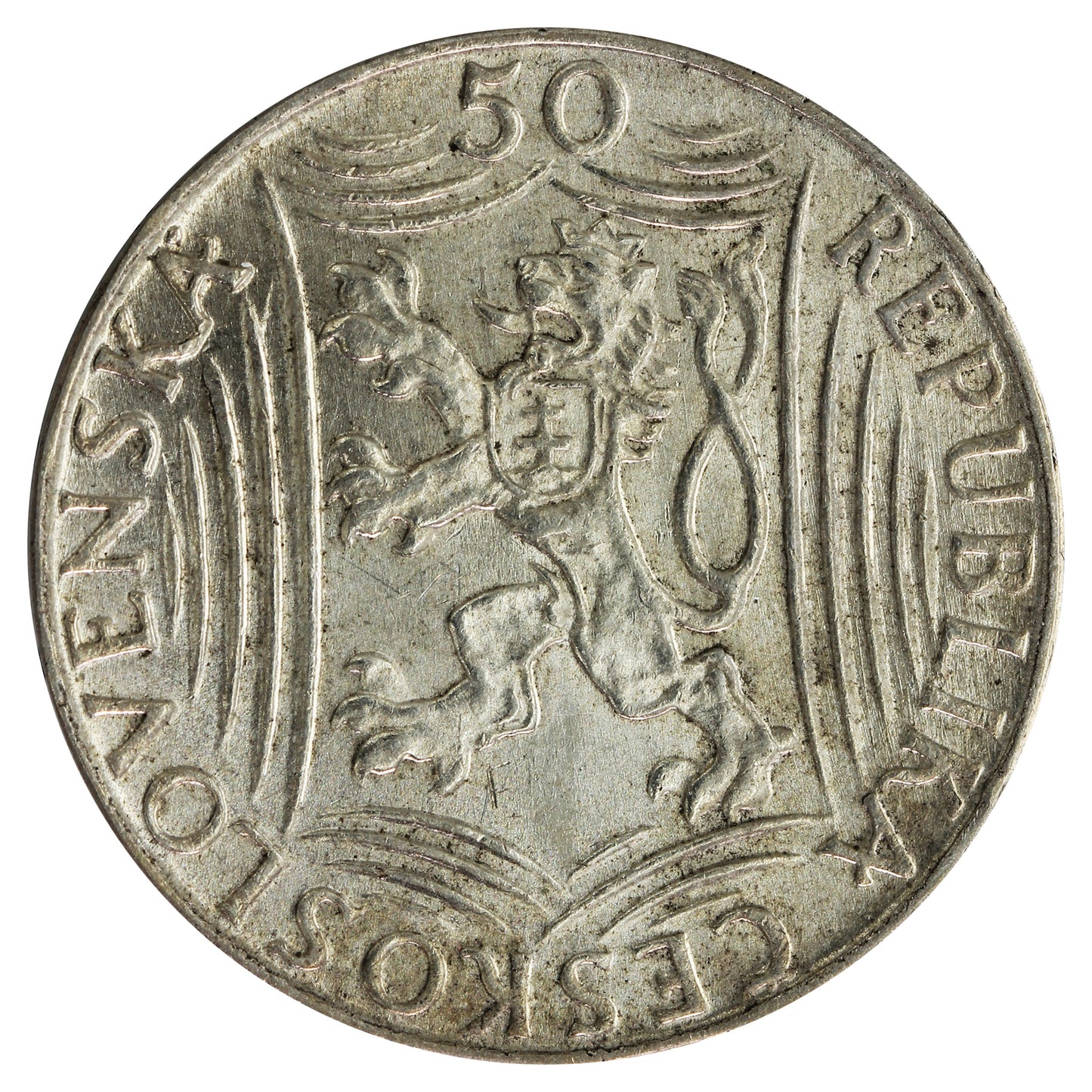 Czechoslovakia 1946 50 Korun Uncirculated (MS60)