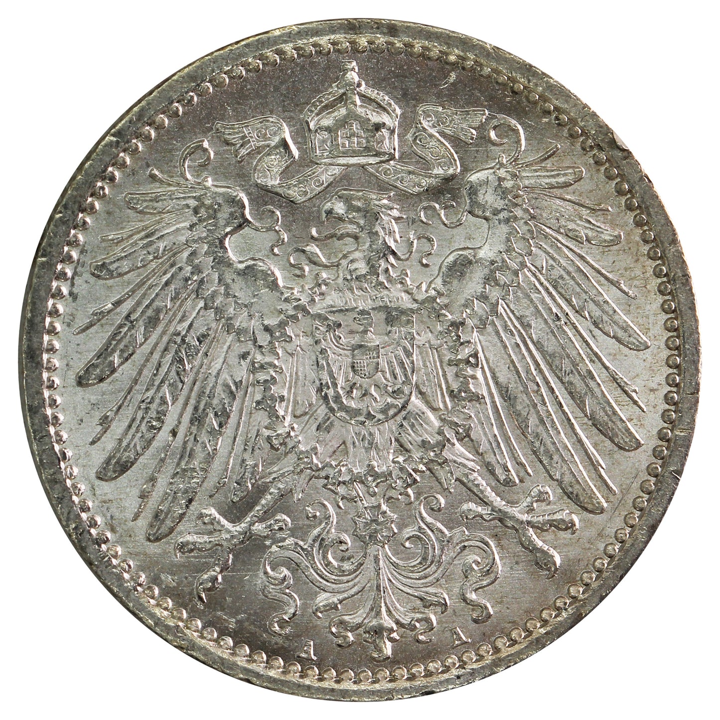 German Empire 1915A Mark Brilliant Uncirculated (MS63)