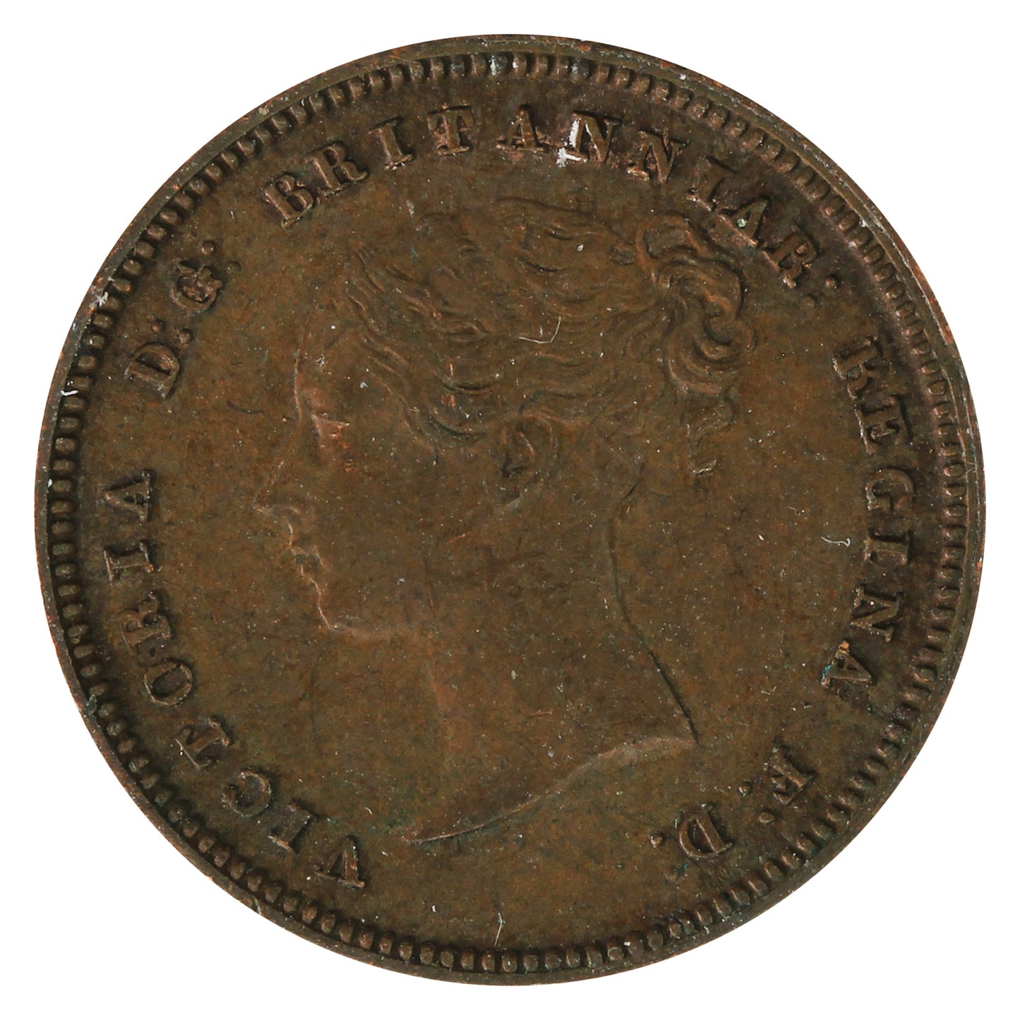 Great Britain 1844 1/2 Farthing Extra Fine (EF40)