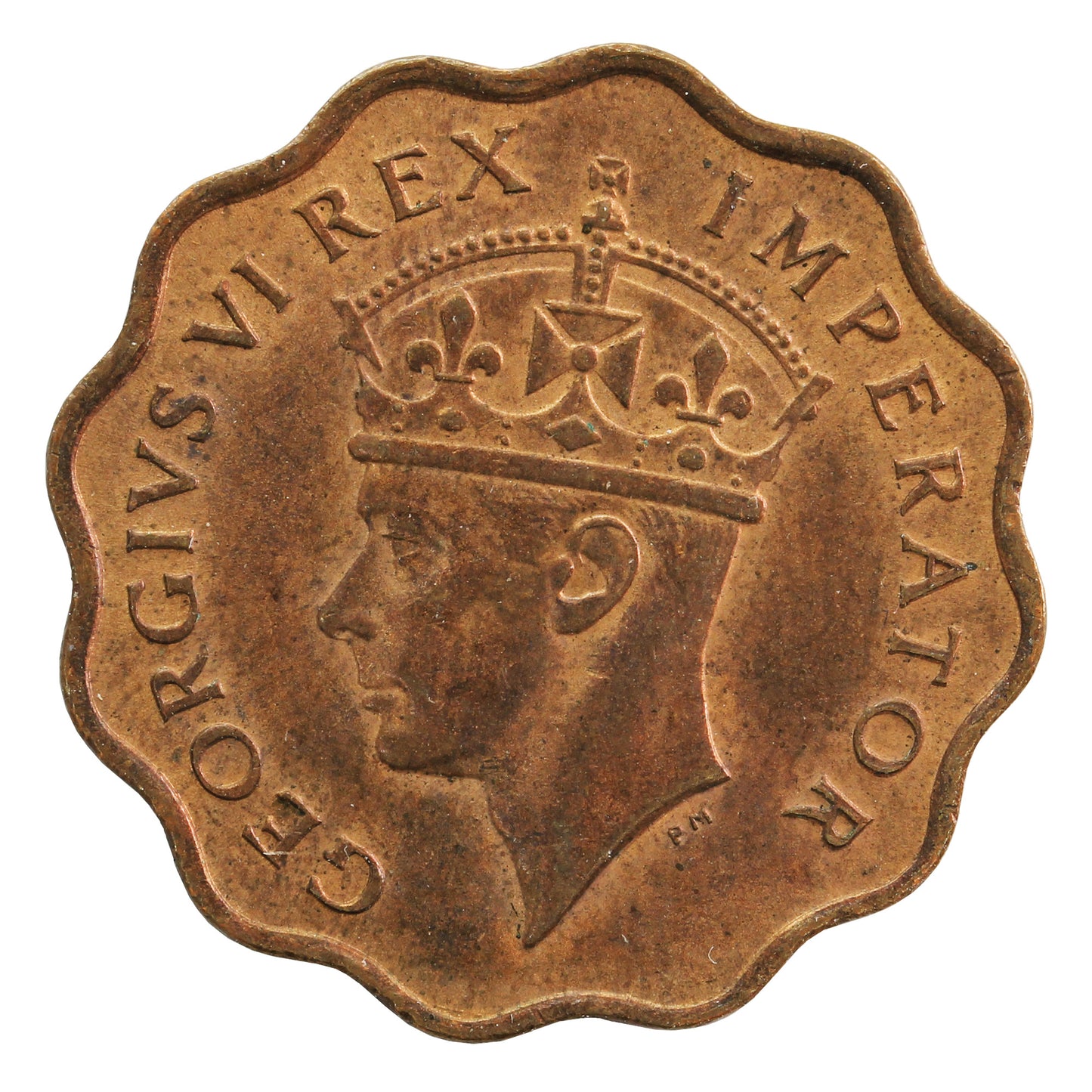 Cyprus 1944 Piastre Almost Uncirculated (AU50)