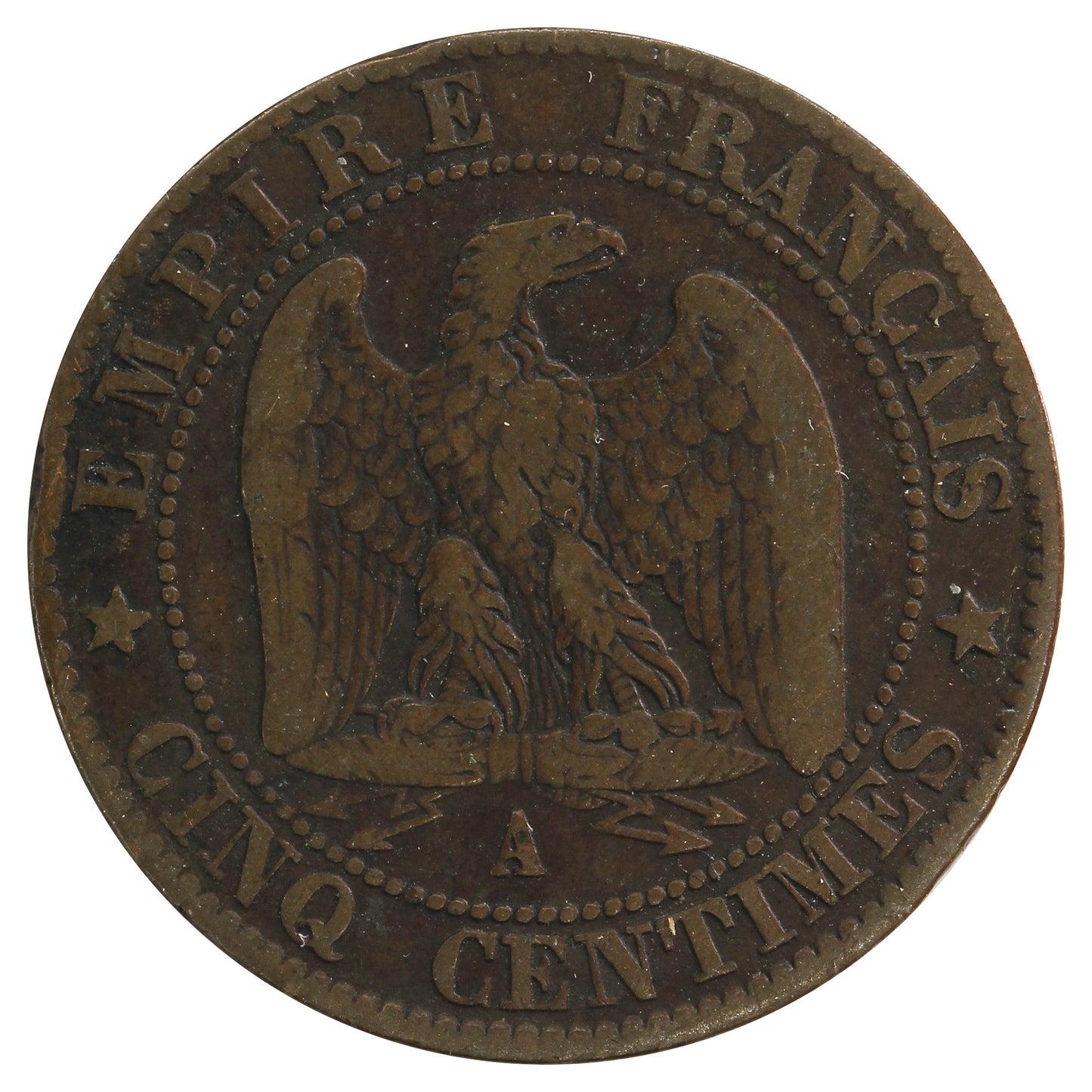 France 1865 A 5 Centimes Fine (F12)