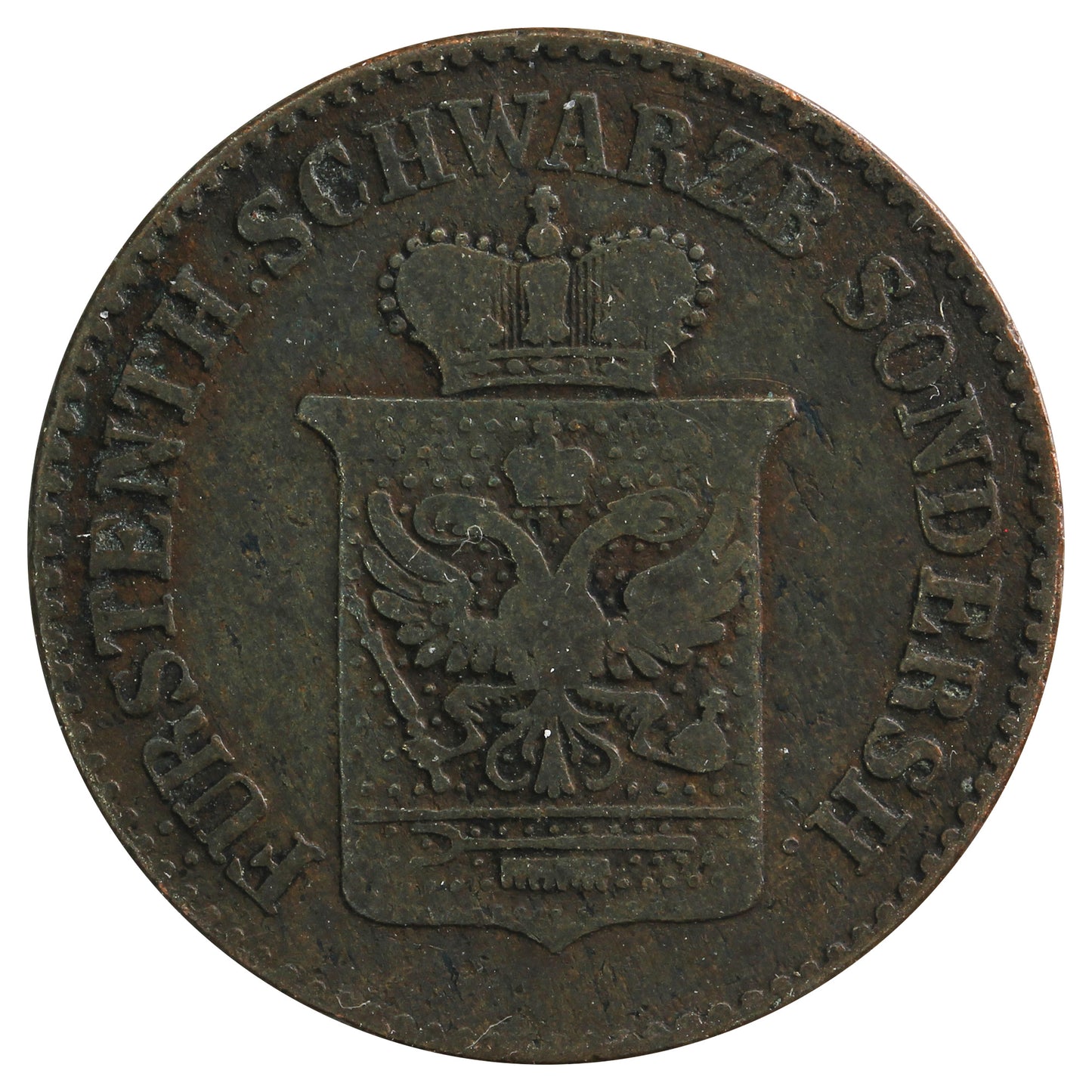 German States 1846A Schwarzburg 3 Pfennig Fine (F-12)