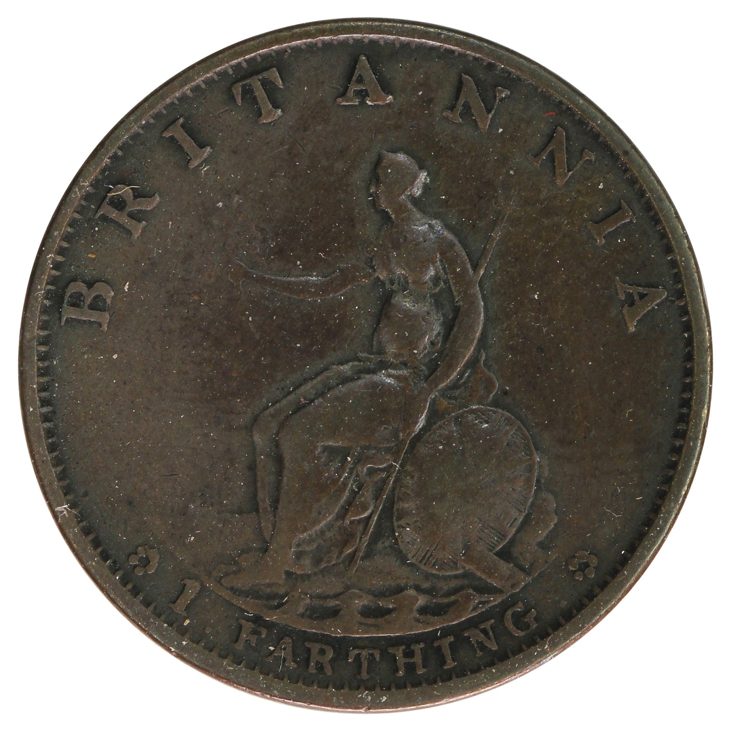 Great Britain 1799 George III Farthing Fine (F12)