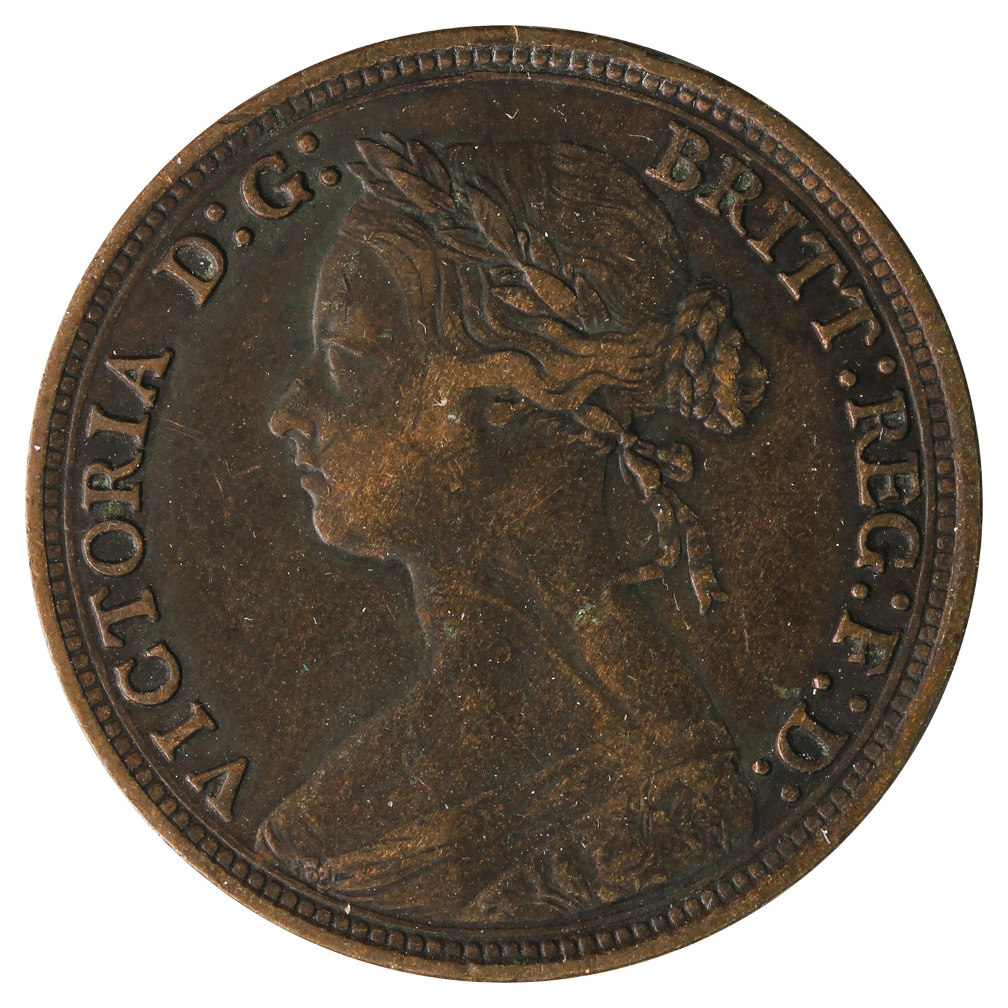 Great Britain 1881 1/2 Penny Very Fine (VF20)