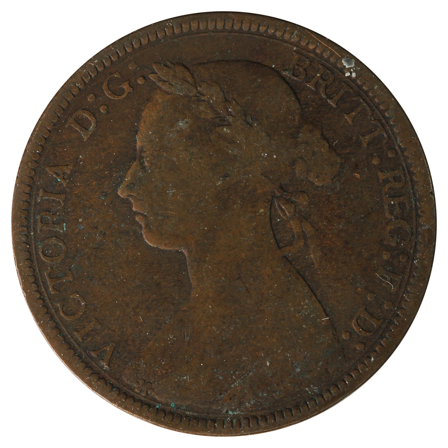 Great Britain 1888 1/2 Penny Fine (F12)