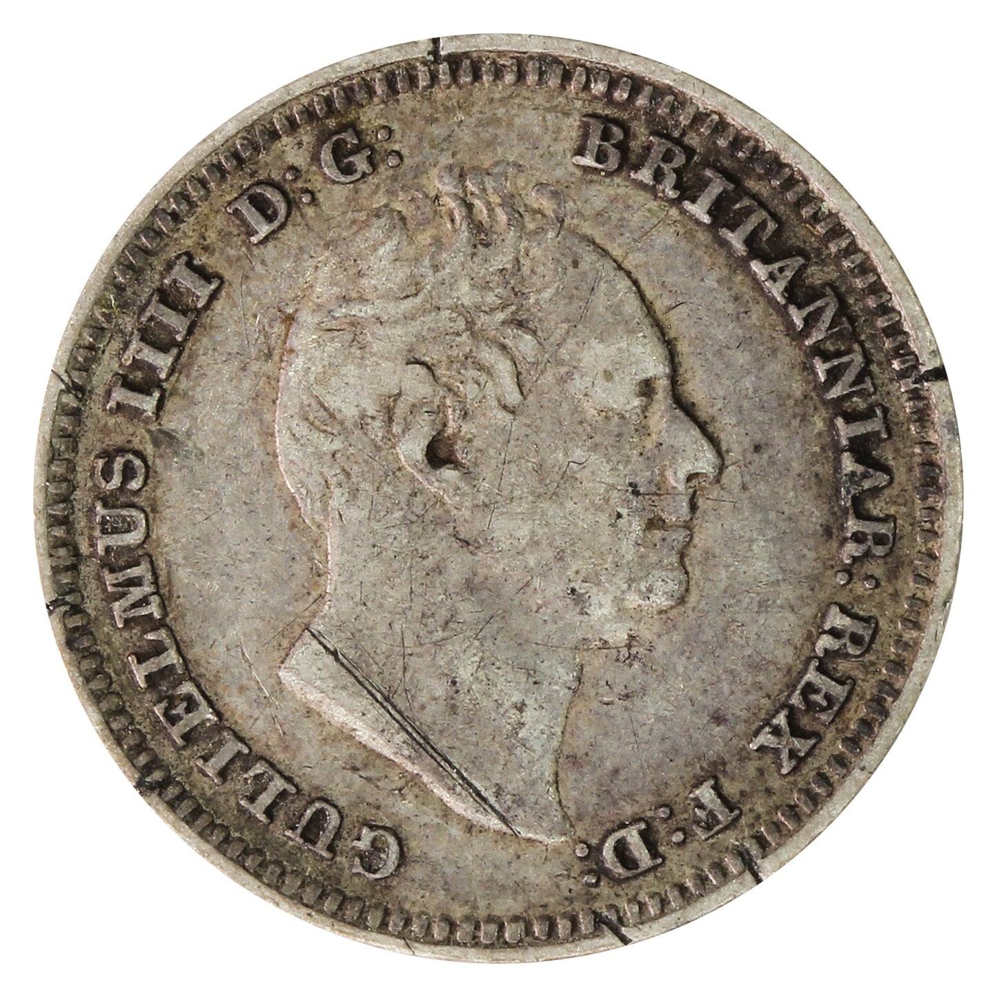 Great Britain 1834 3 Pence Very Fine (VF20)