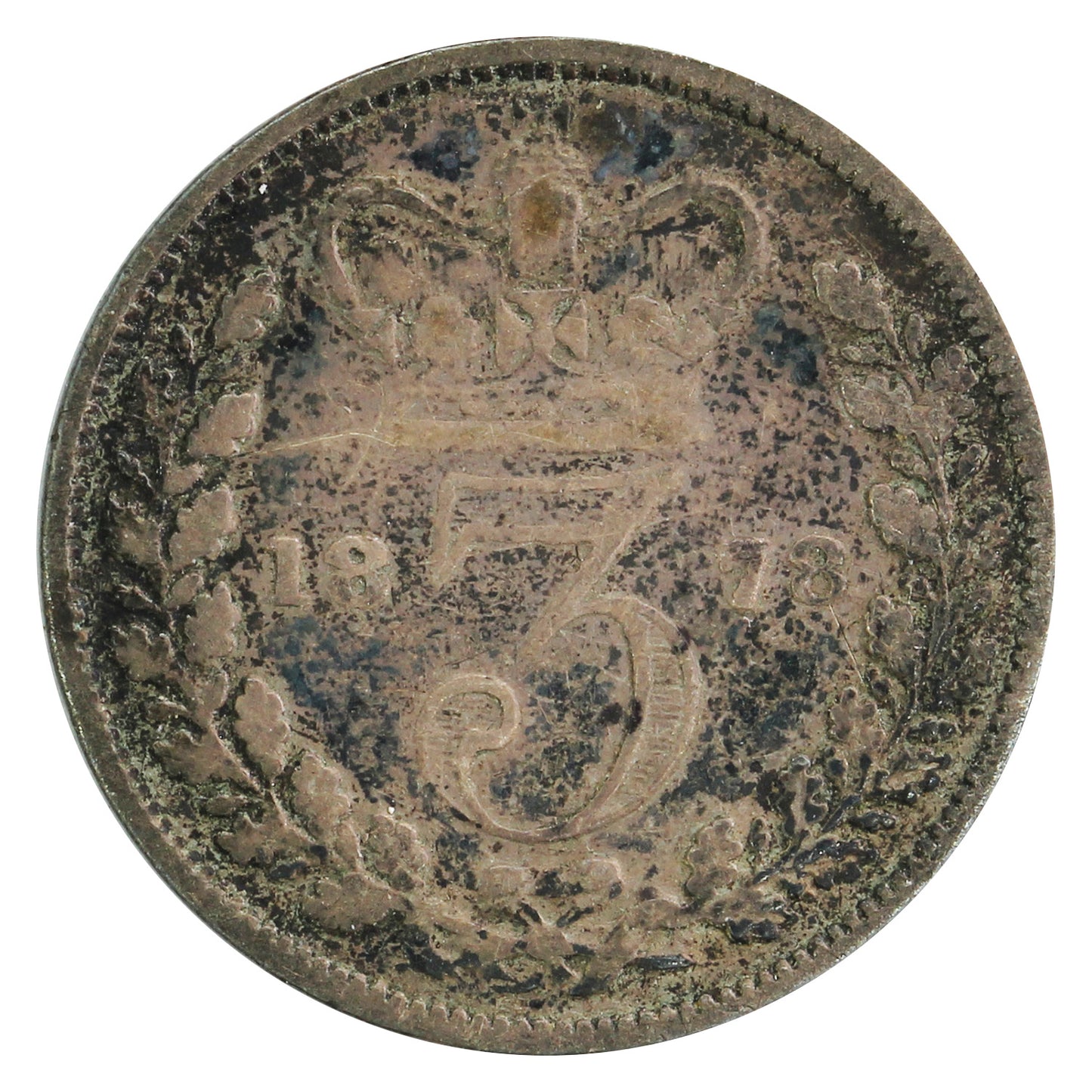 Great Britain 1878 3 Pence G-VG (G-6)