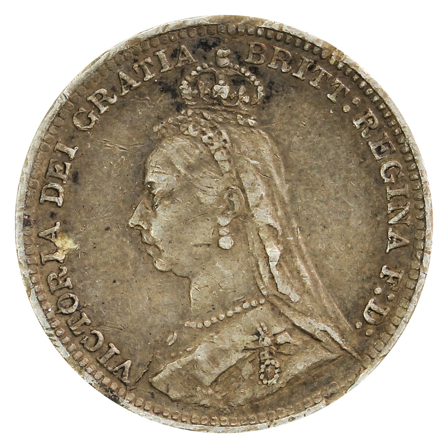 Great Britain 1891 3 Pence Very Fine (VF-20)