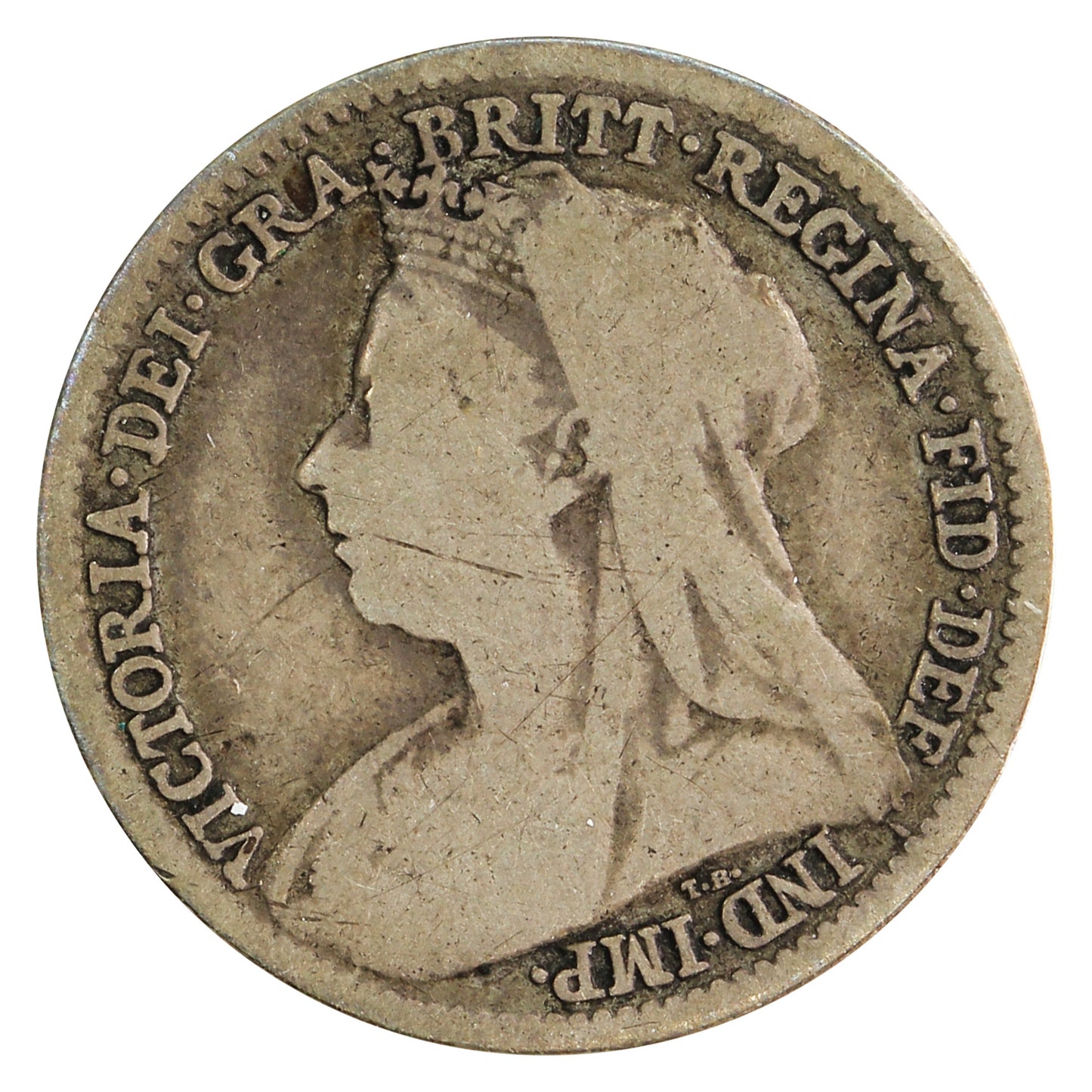 Great Britain 1897 3 Pence G-VG (G6)