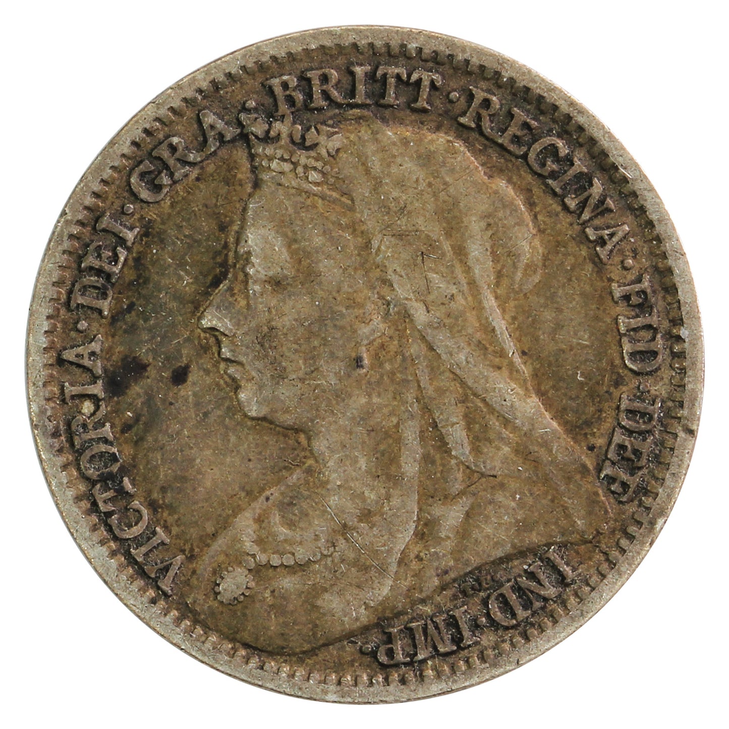 Great Britain 1898 3 Pence F-VF (F15)