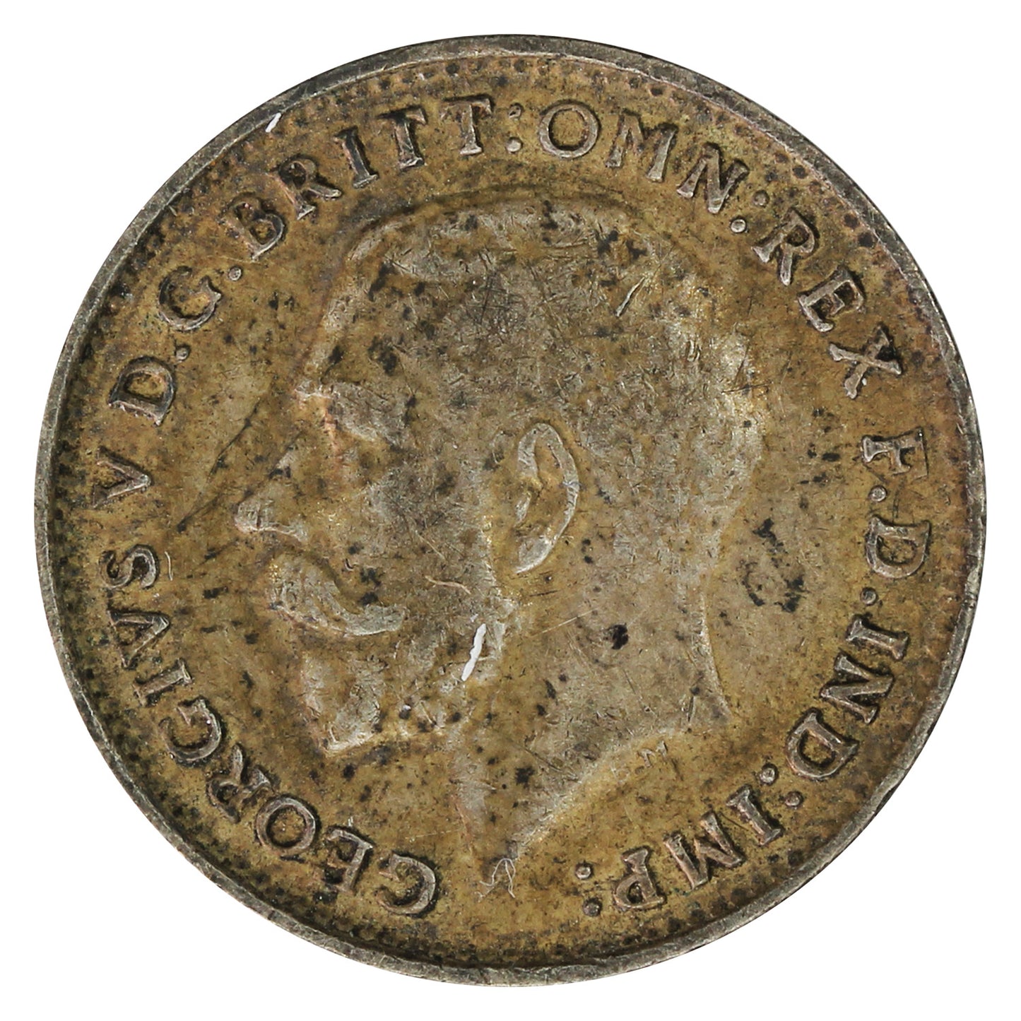 Great Britain 1918 3 Pence Circulated