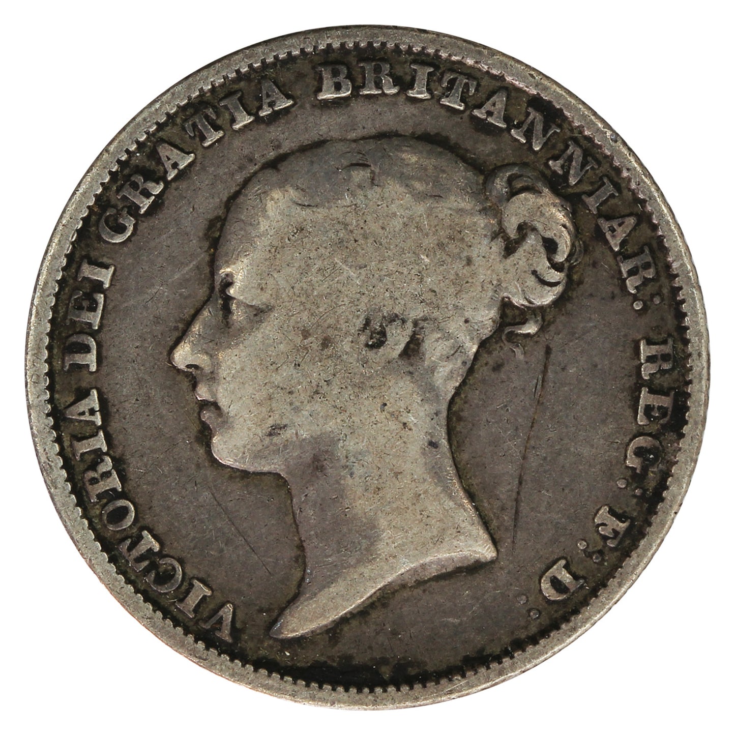 Great Britain 1839 6 Pence VG-F (VG10)