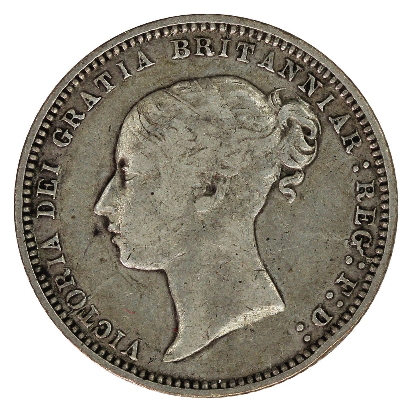 Great Britain 1869 Die #12 6 Pence Fine (F12)