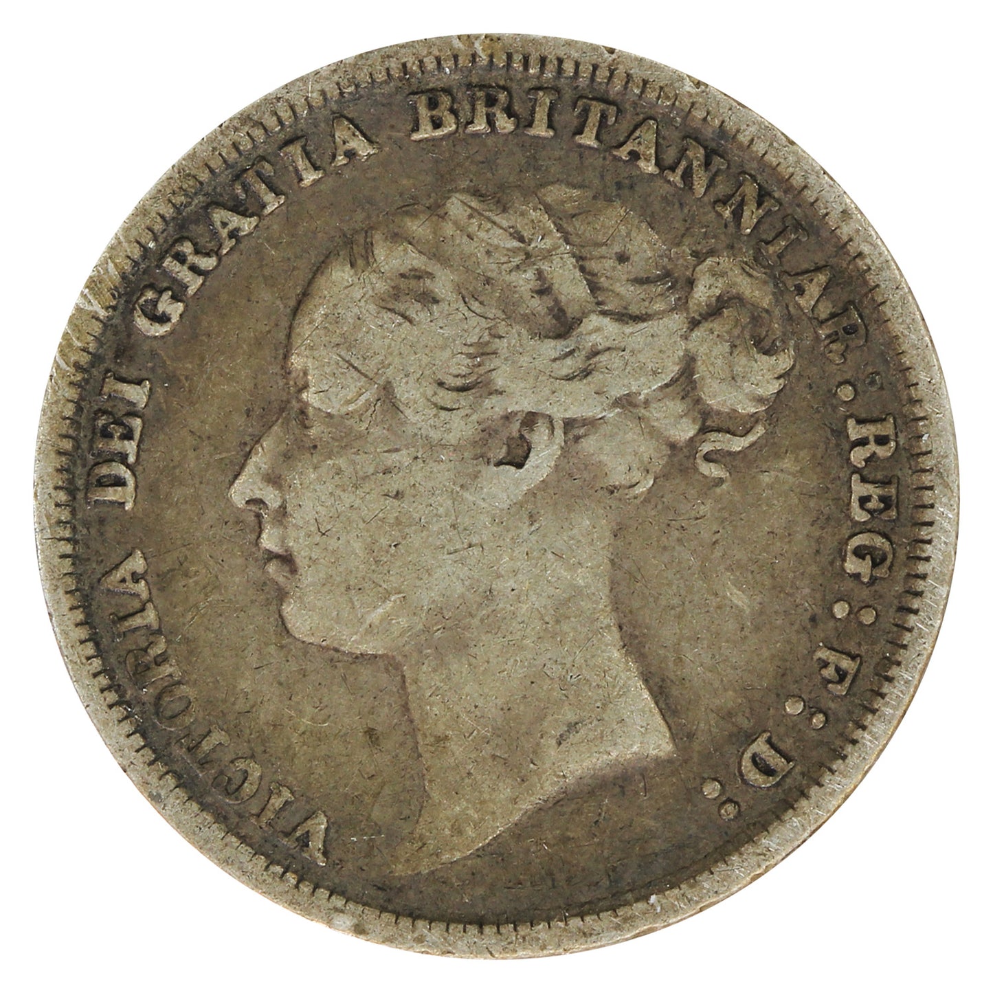 Great Britain 1883 6 Pence F-VF (F15)