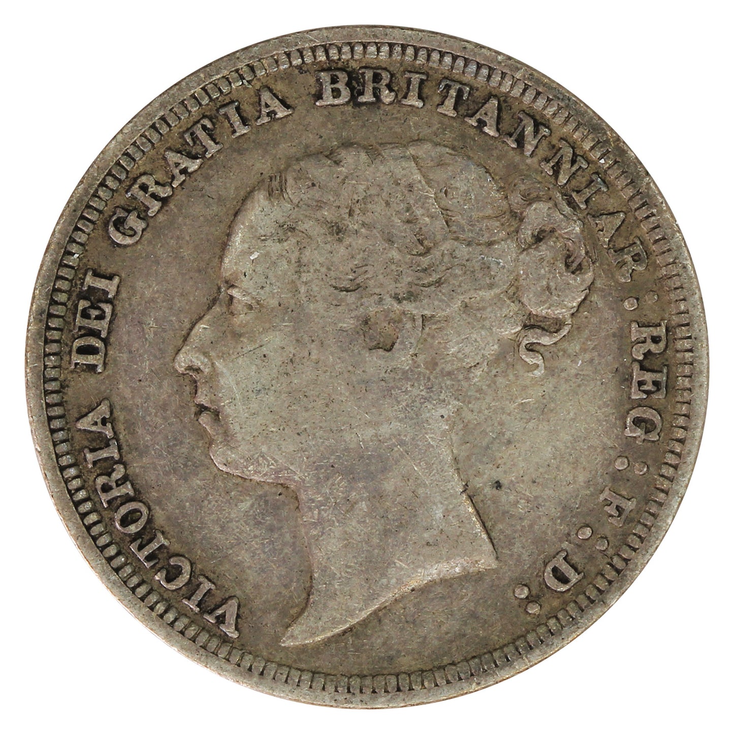 Great Britain 1886 6 Pence Fine (F12)