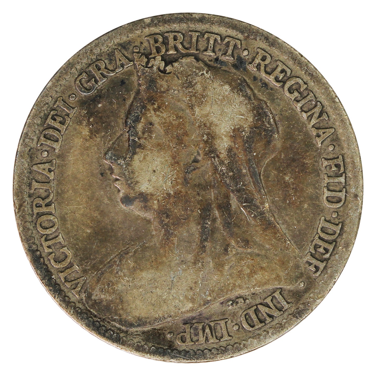 Great Britain 1899 6 Pence Very Good (VG8)