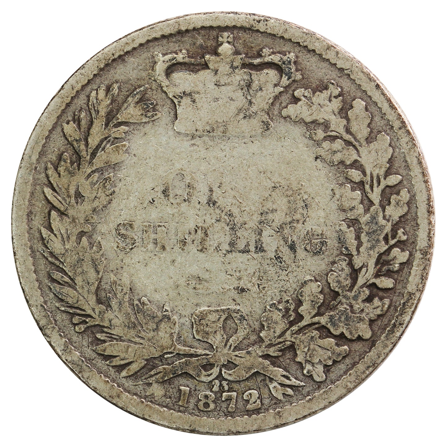 Great Britain 1872 Die #23 Shilling Good (G-4)