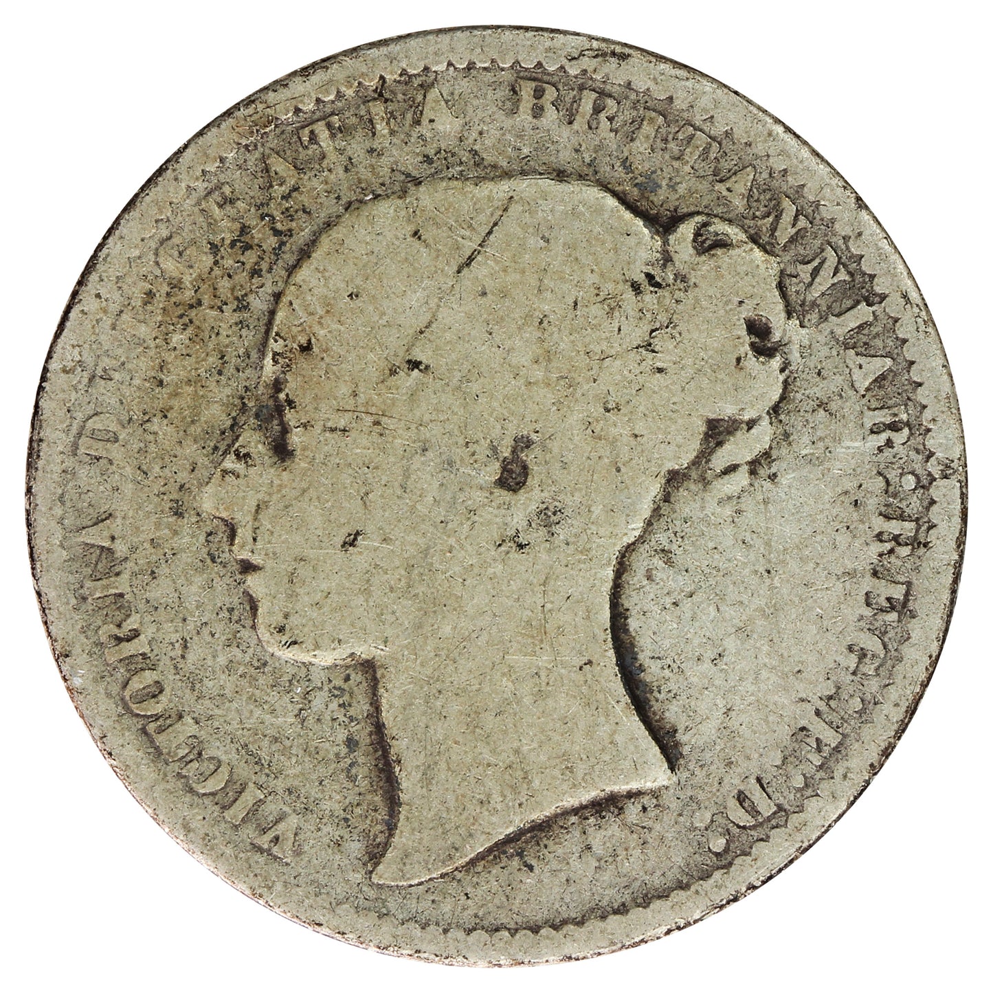 Great Britain 1872 Die #23 Shilling Good (G-4)