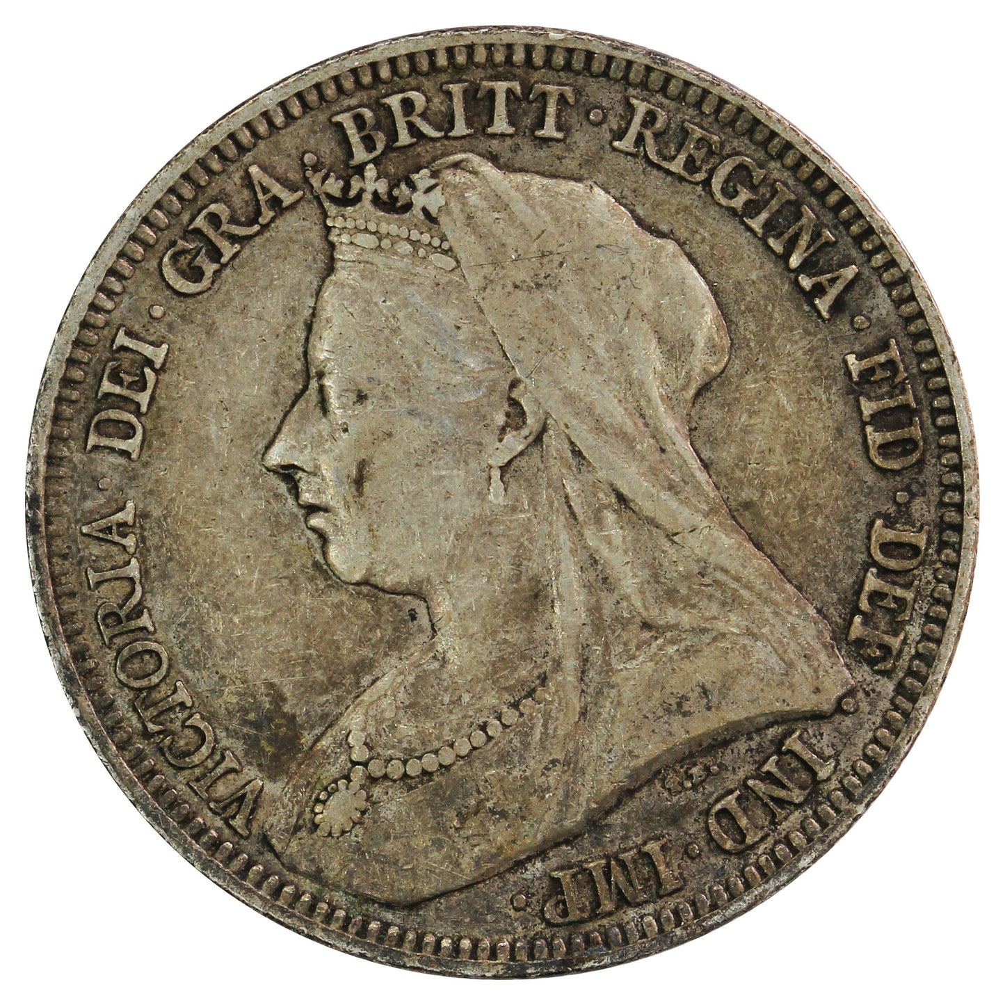 Great Britain 1893 Shilling Very Fine (VF20)
