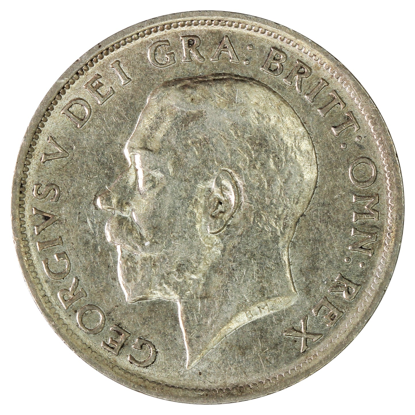 Great Britain 1917 Shilling Almost Uncirculated (AU50)