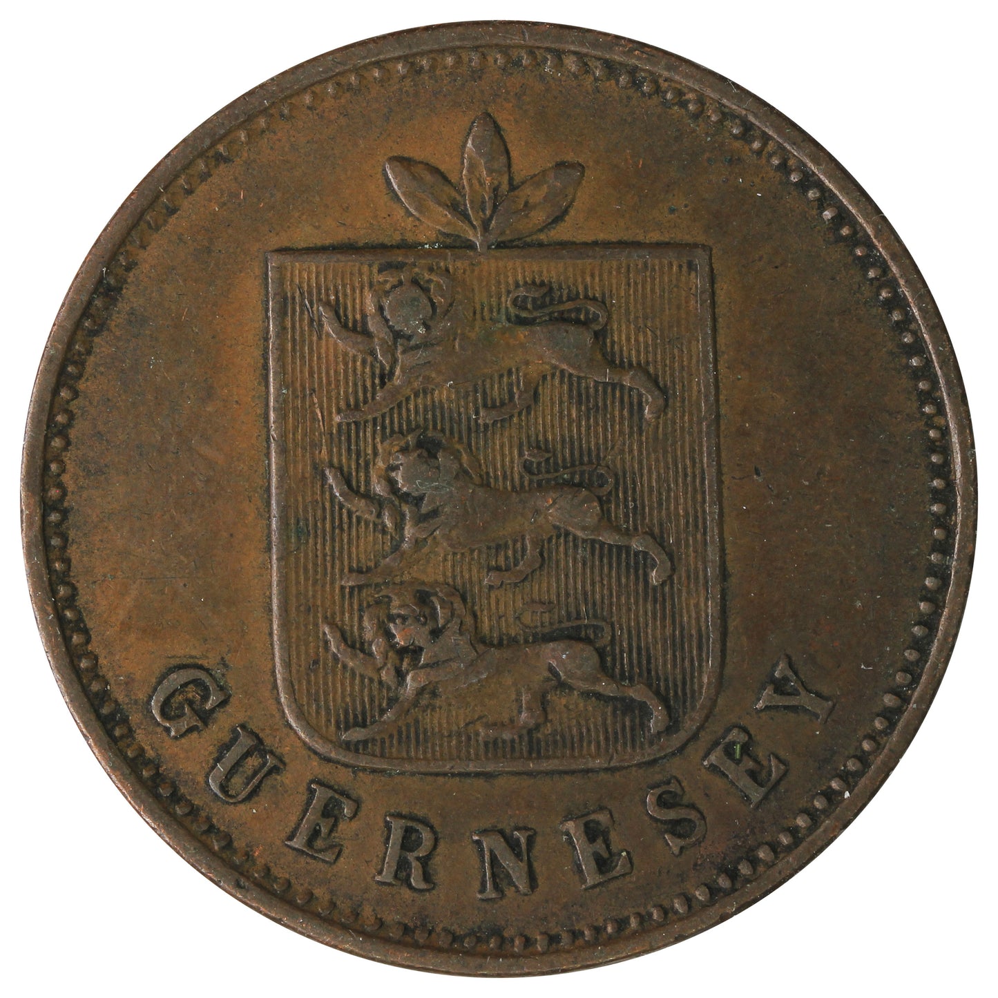 Guernsey 1830 4 Doubles Very Fine (VF20)