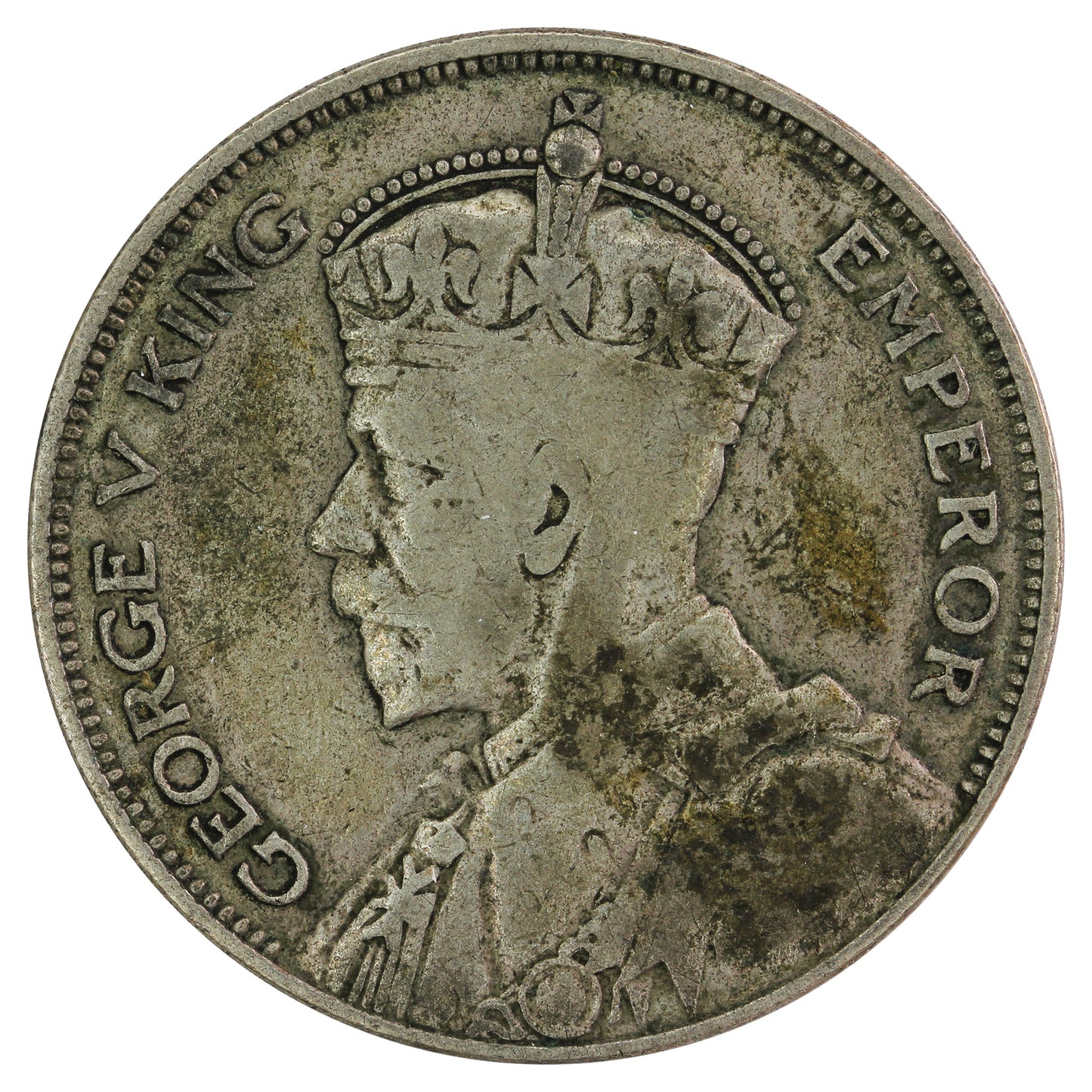 New Zealand 1933 1/2 Crown F-VF (F15)