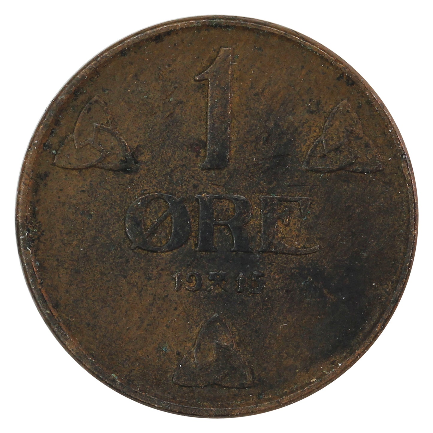Norway 1915 1 Ore Very Fine (VF-20)