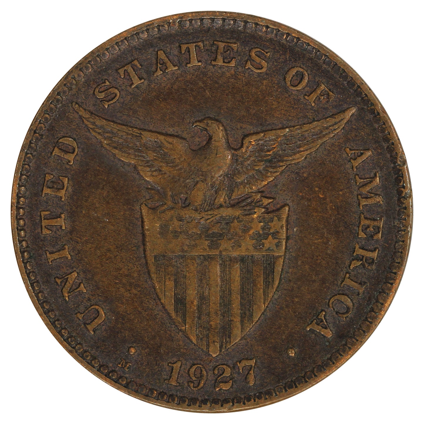 Philippines 1927M 1 Centavo Very Fine (VF20)