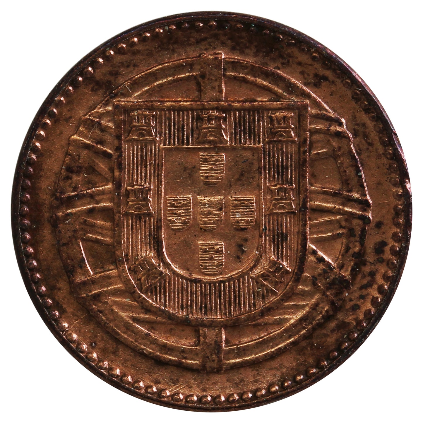 Portugal 1920 1 Centavo Uncirculated (MS60)