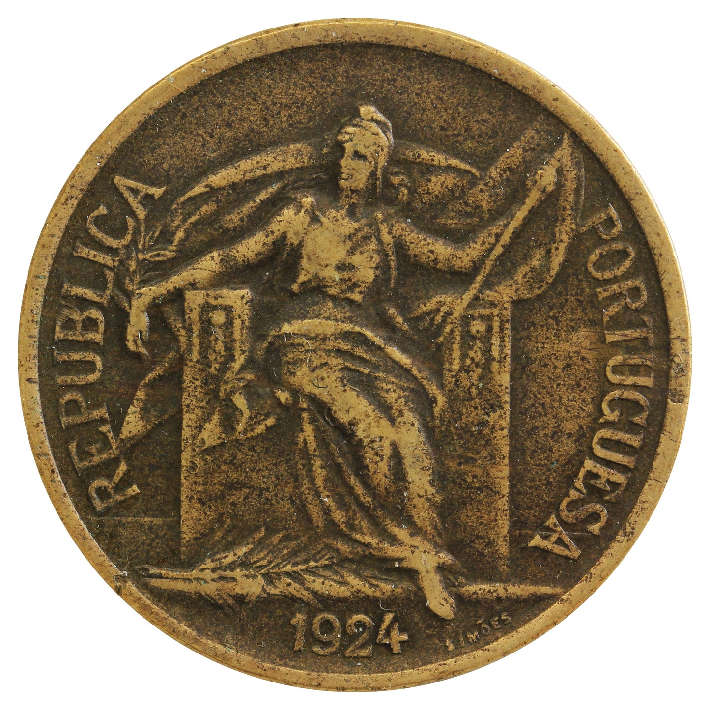 Portugal 1924 1 Escudo Fine (F12)