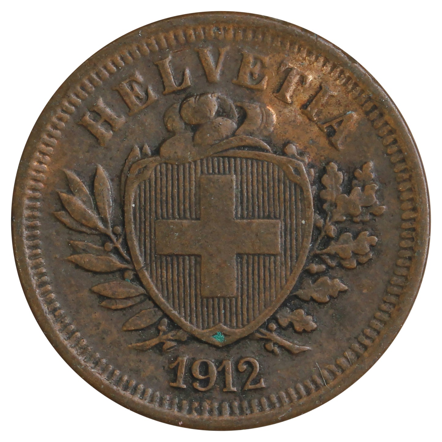 Switzerland 1912B Rappen Very Fine (VF20)