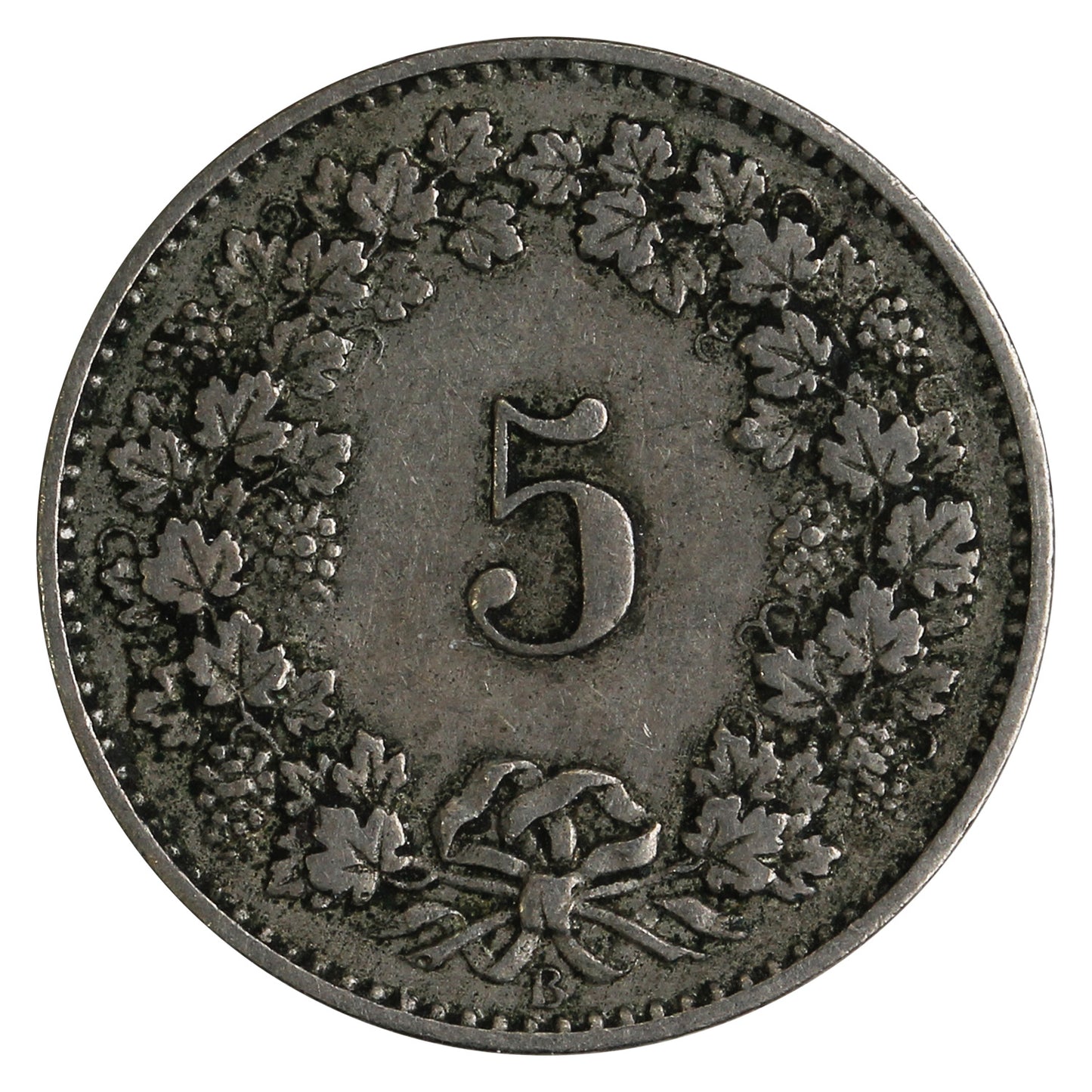 Switzerland 1879B 5 Rappen Very Fine (VF20)