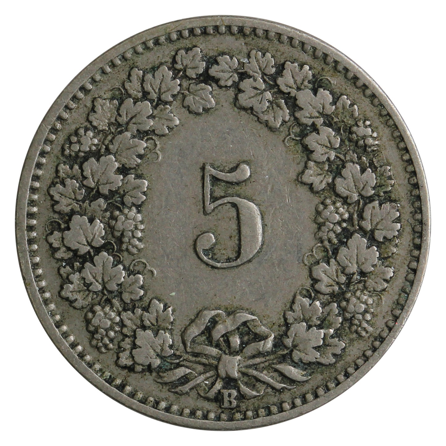 Switzerland 1897B 5 Rappen Very Fine (VF20)