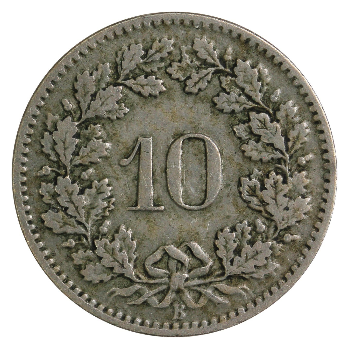 Switzerland 1895B 10 Rappen VF-EF (VF30)