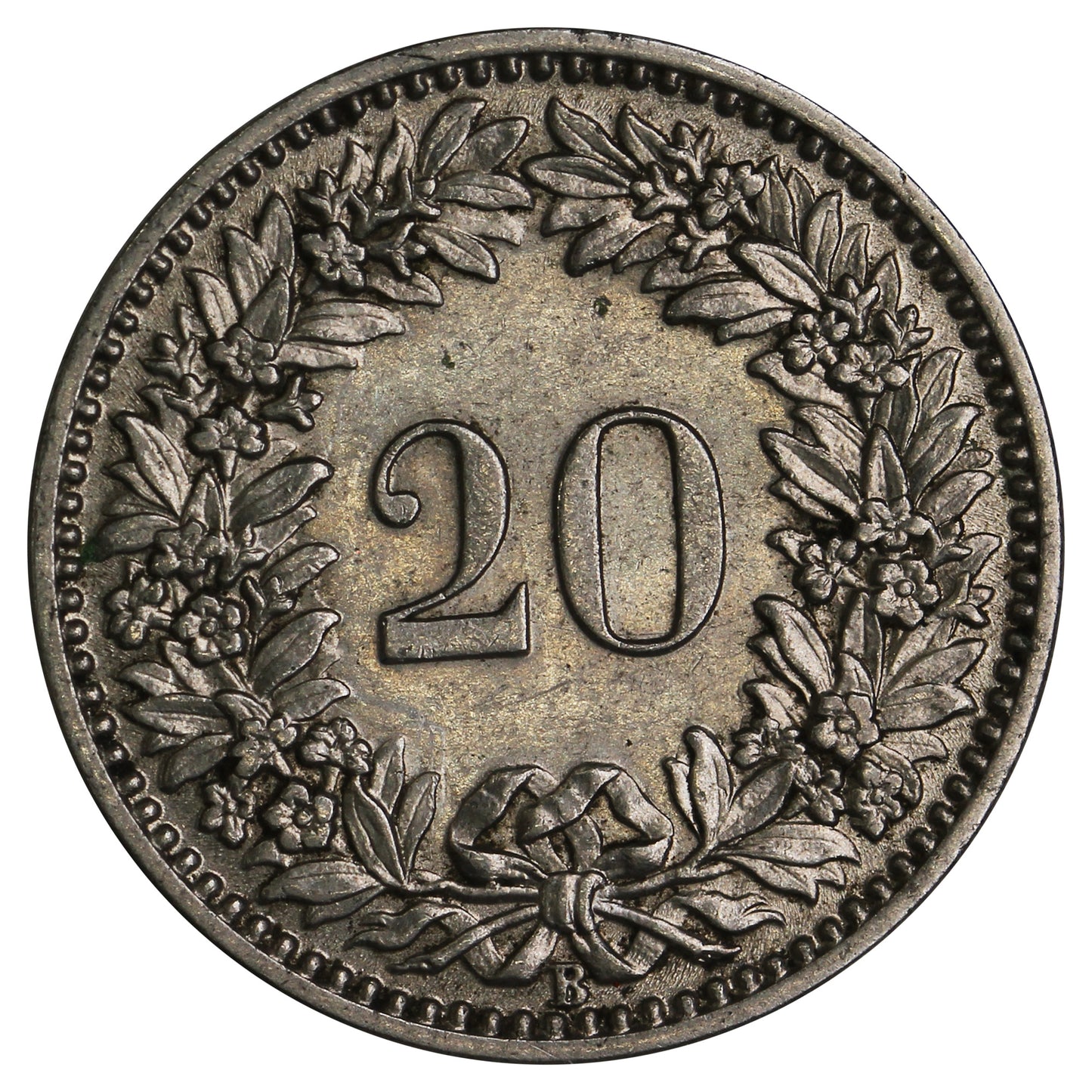 Switzerland 1902B 20 Rappen Extra Fine (EF40)