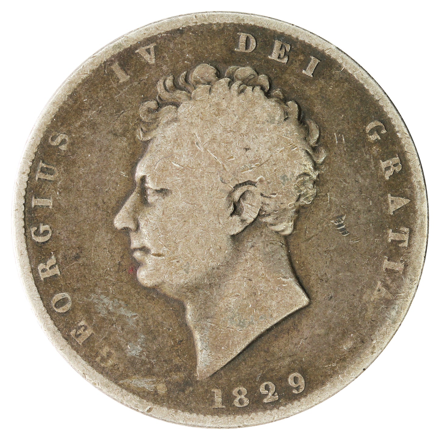 Great Britain 1829 1/2 Crown G-VG (G6)