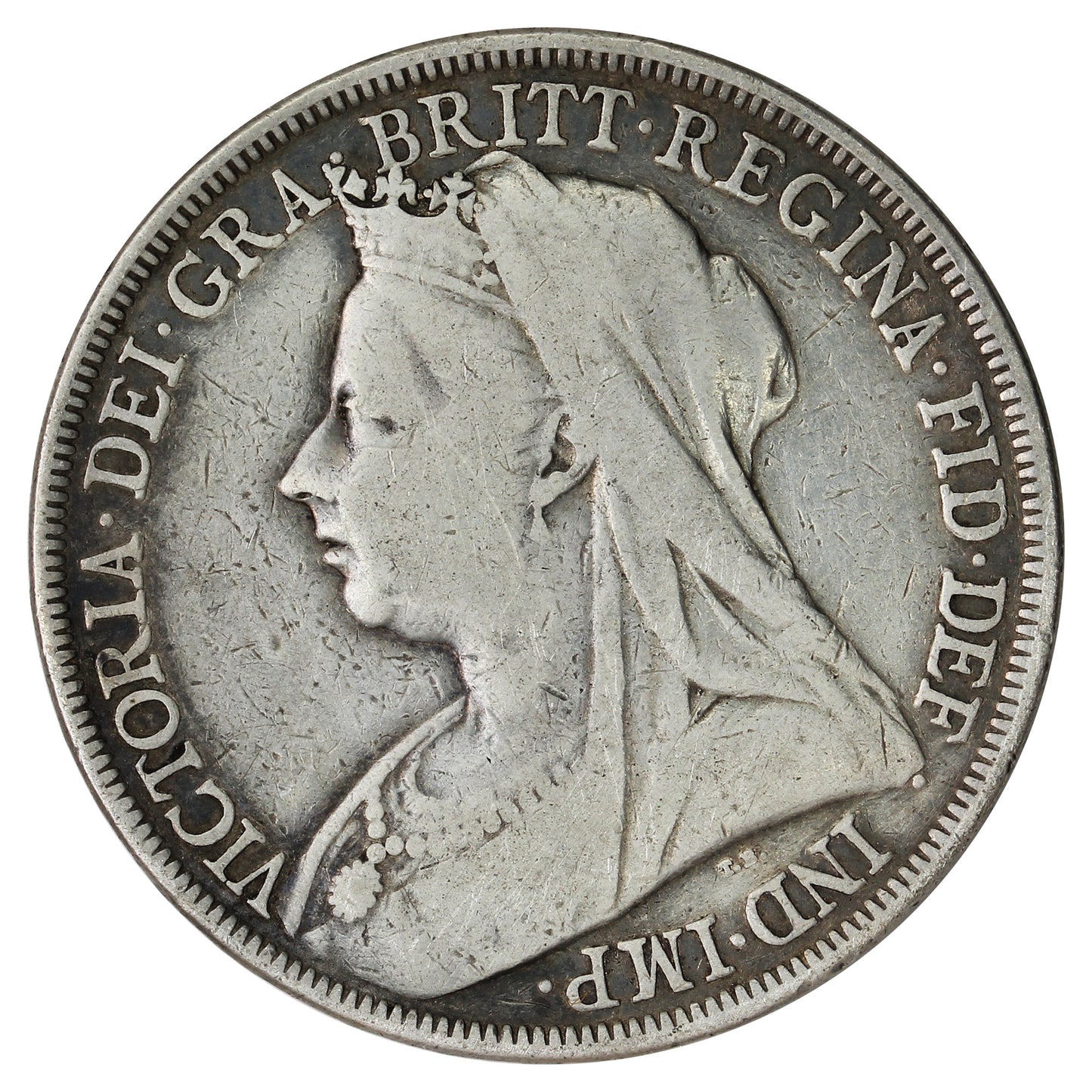 Great Britain 1898 Crown F-VF (F15) $