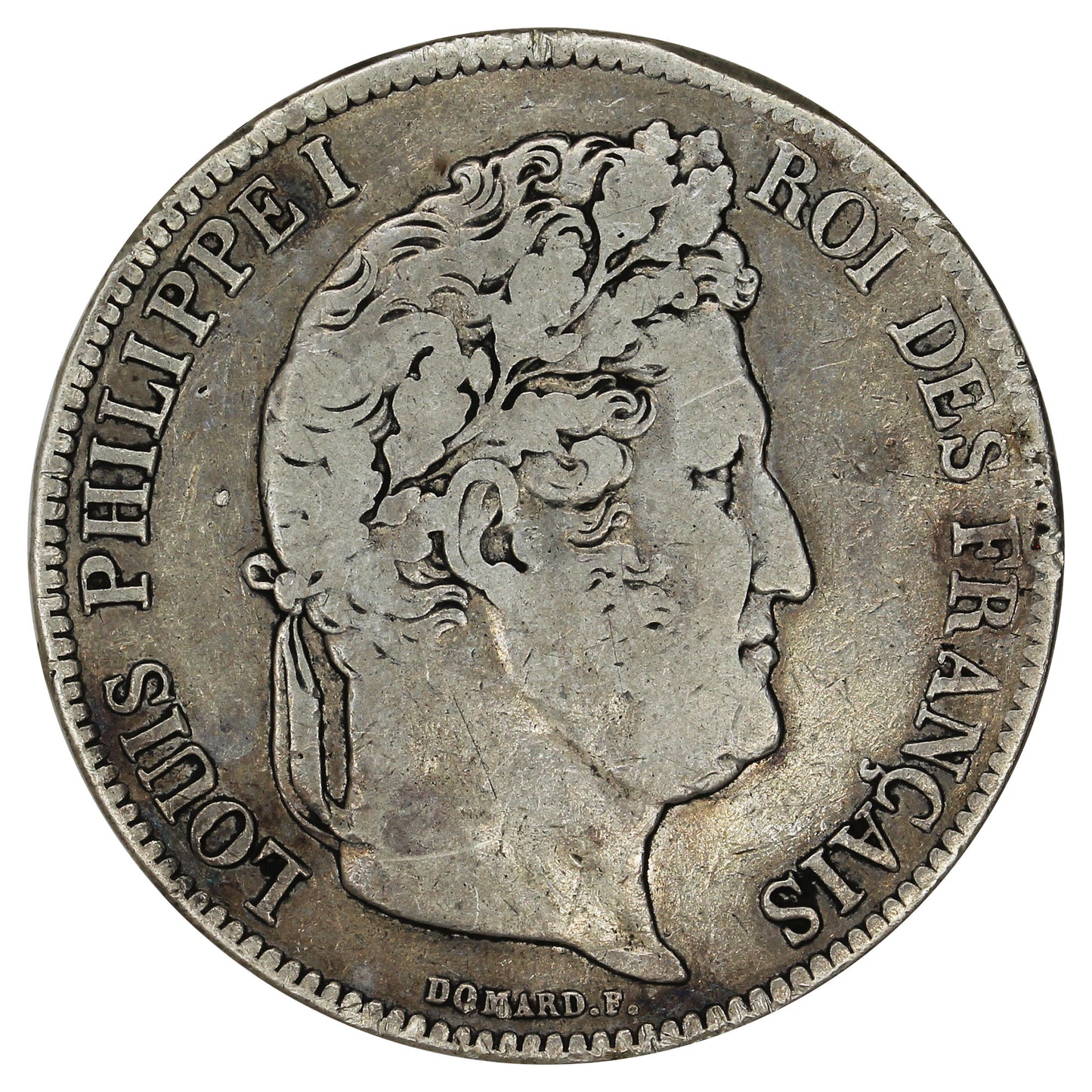 France 1837W 5 Francs VF-EF (VF30) (L)