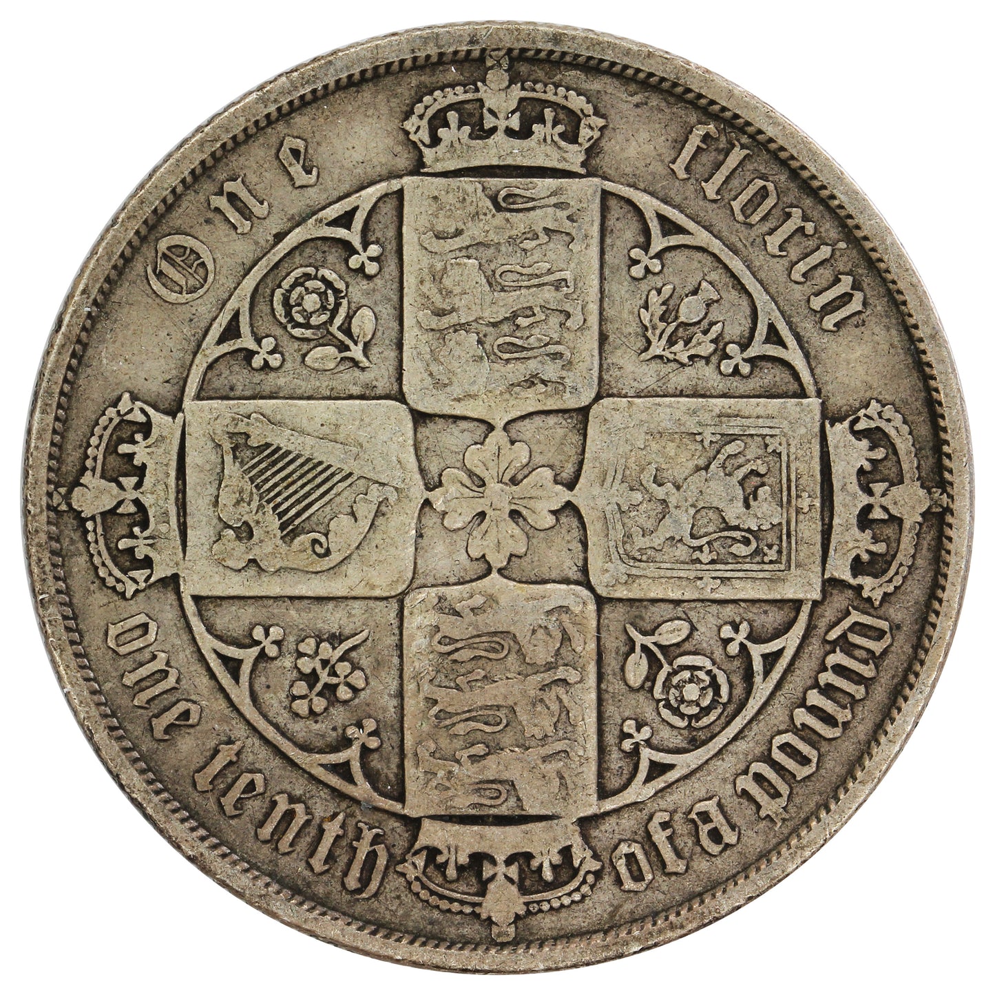 Great Britain 1883 Florin Very Good (VG8) $